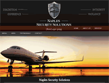 Tablet Screenshot of naplessecuritysolutions.com